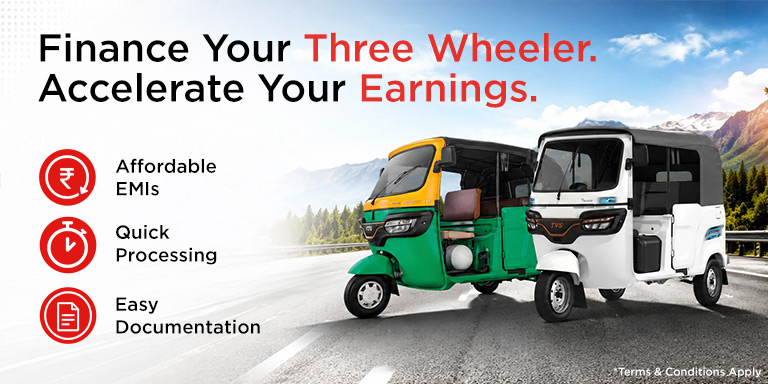 Finance Made Easy - Start Your Three Wheeler Loan Today
