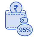 95%* तक फ़ाइनेंसिंग
