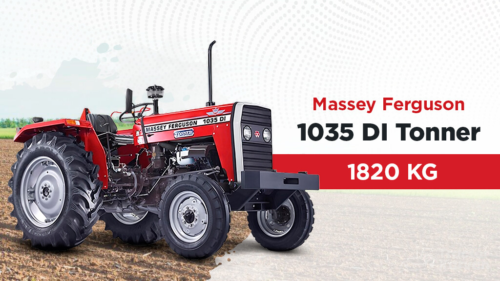Tractor weight - Massey Ferguson 1035 DI Tonner