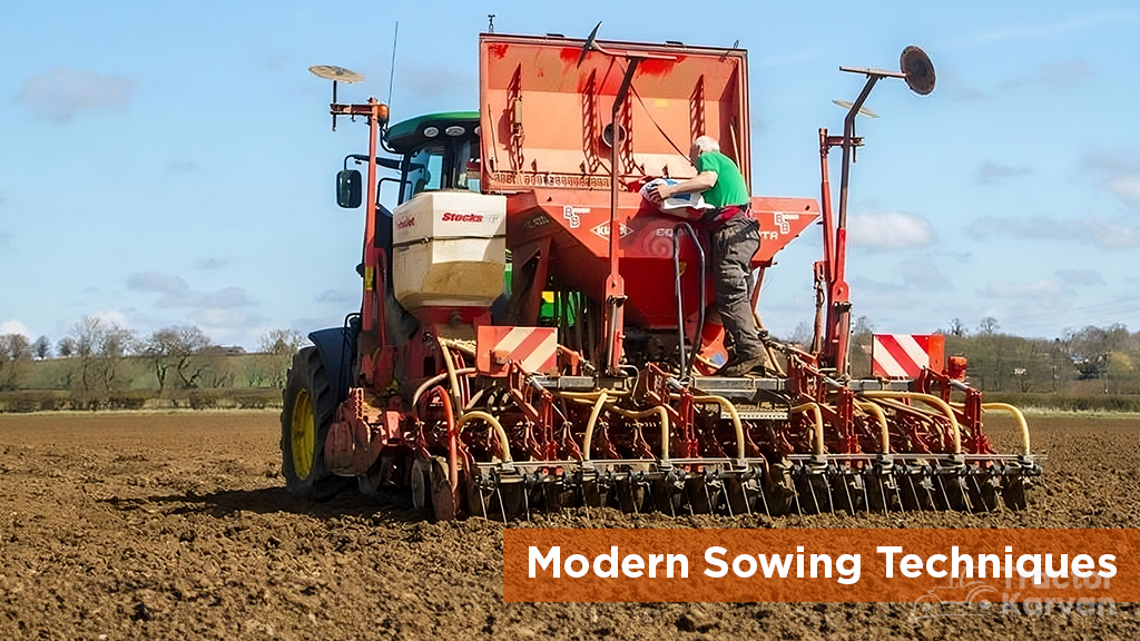 Sowing seeds - modern methods
