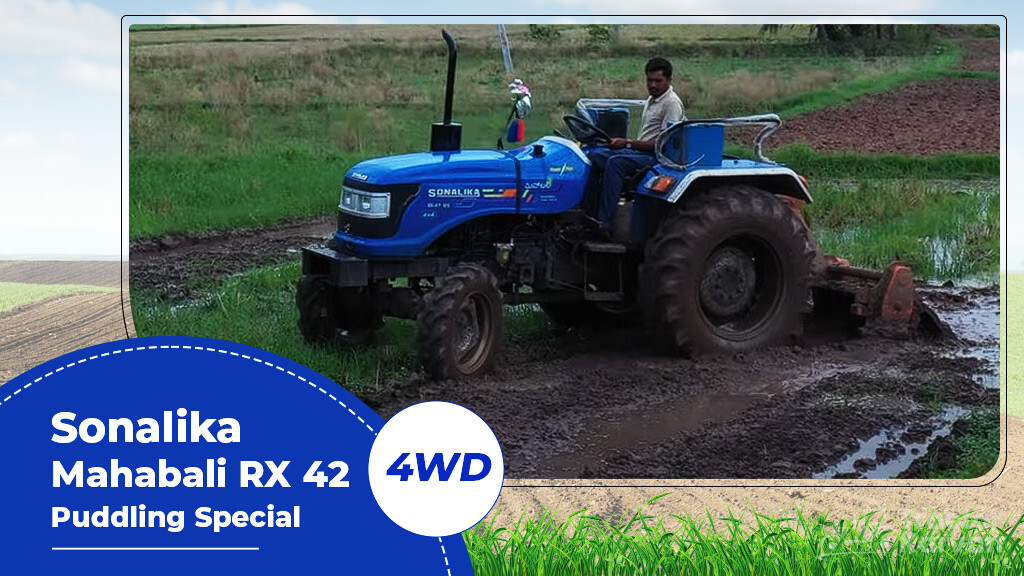 Top Puddling Special Tractors- Sonalika Mahabali RX 42 Puddling Special
